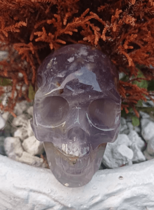 Fluorite Skull