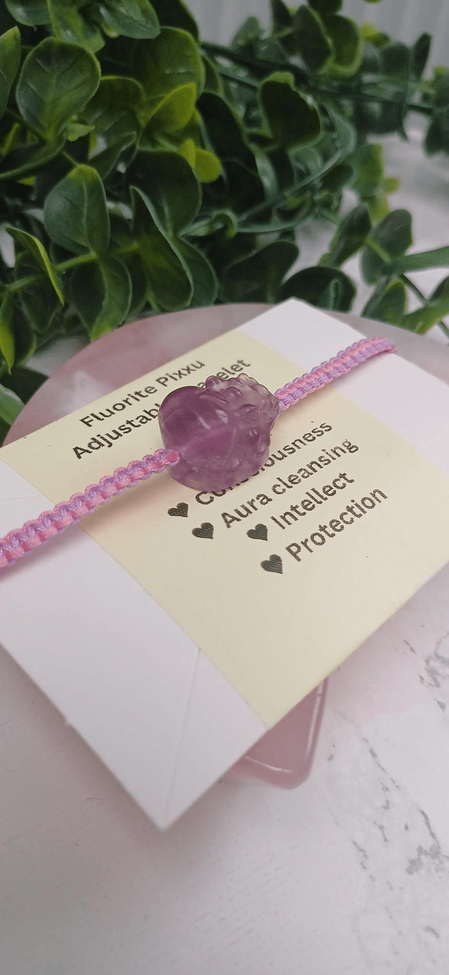 Fluorite Pixxu Adjustable Bracelet 