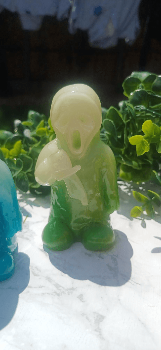 Illuminous Stone Ghost Face