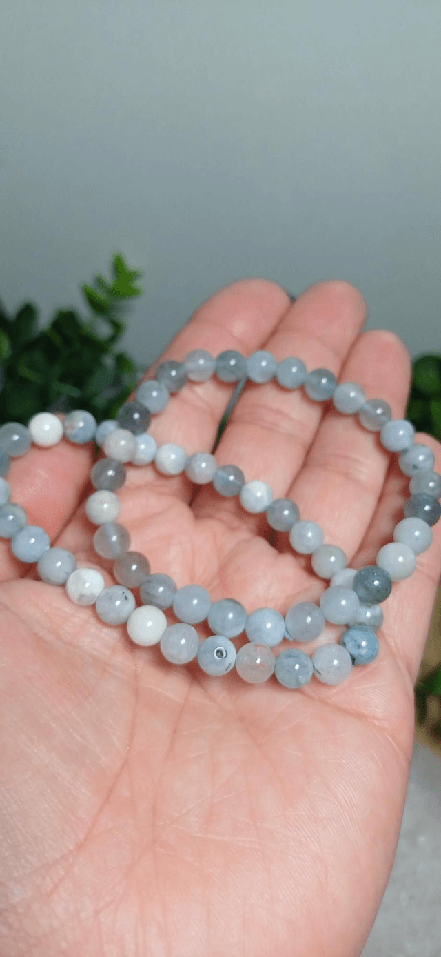 Aqua Marine 6mm Bracelet 