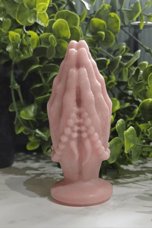 Pink Opal Praying Hands