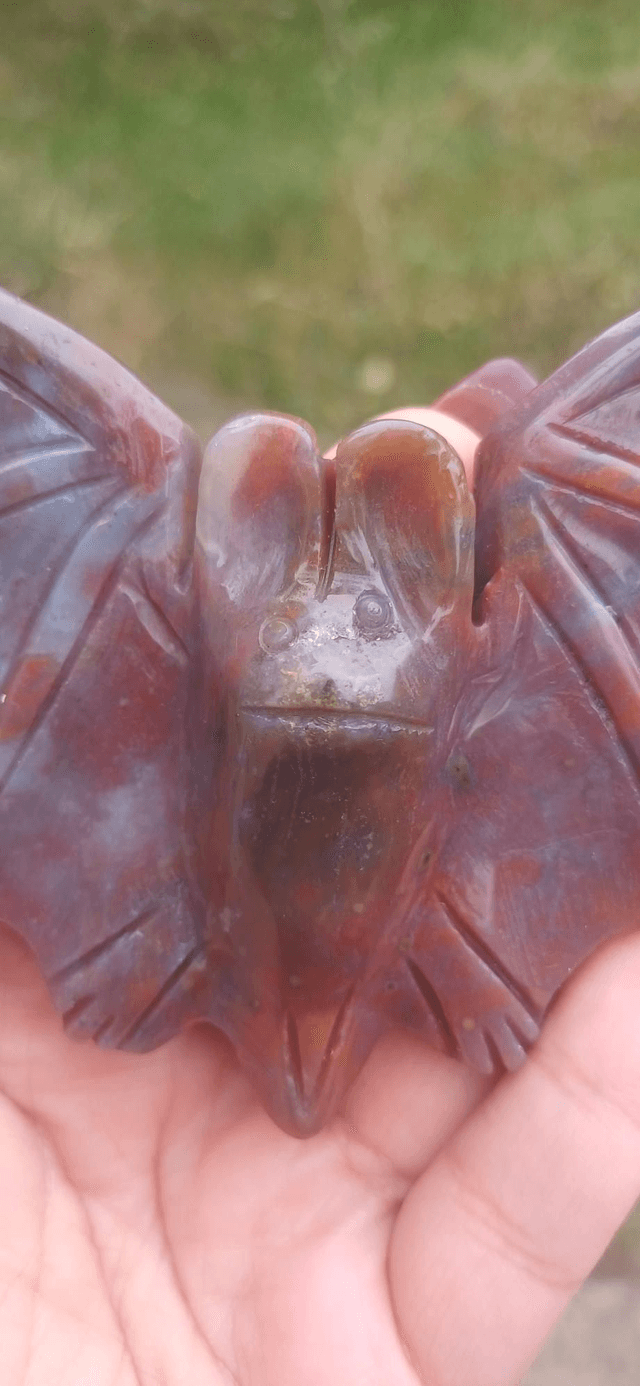 Ocean Jasper Bat (eyes not aligned)