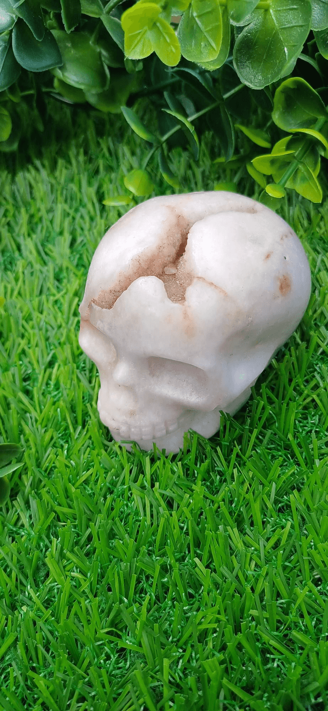 Pink Amethyst Skull 1