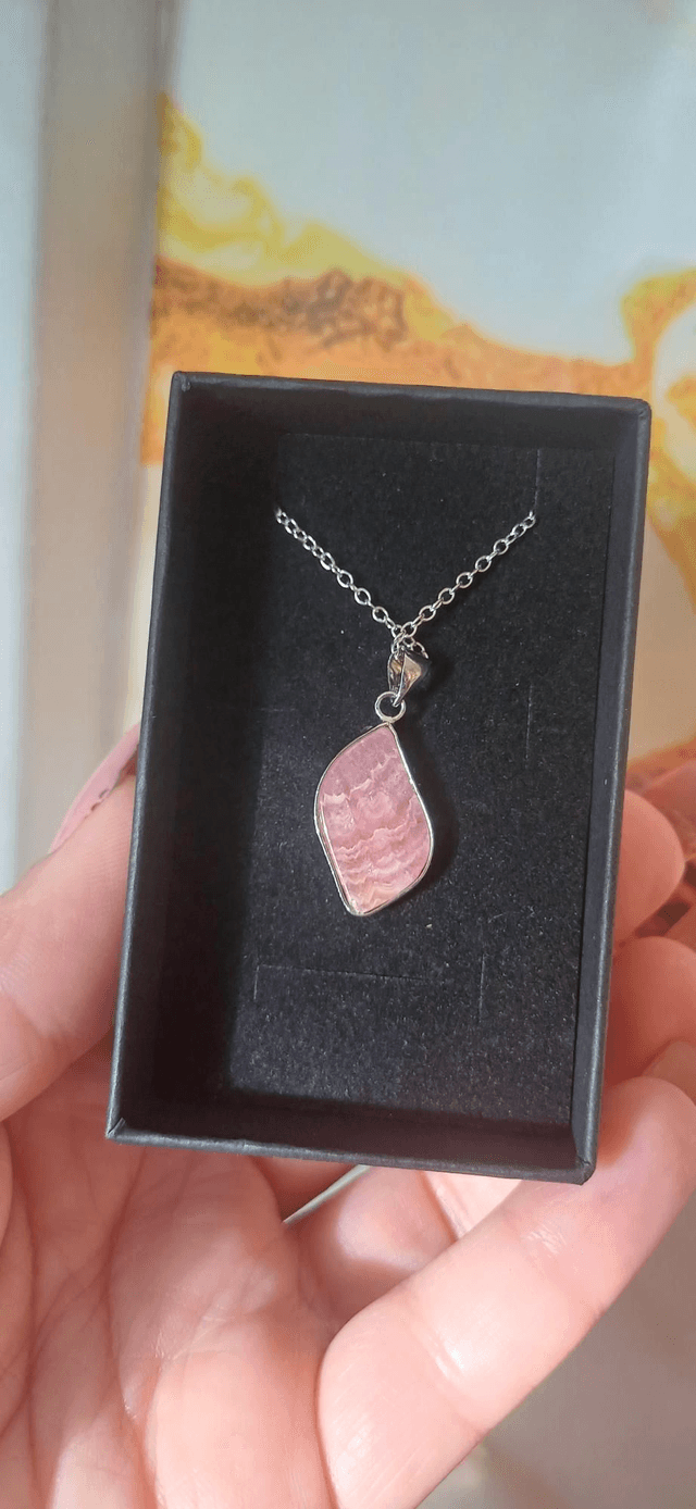 Rhodochrosite Necklace #3