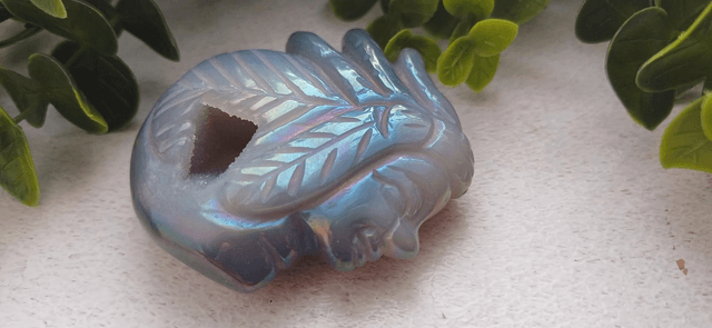 Aura Agate Druzy Native American 78g