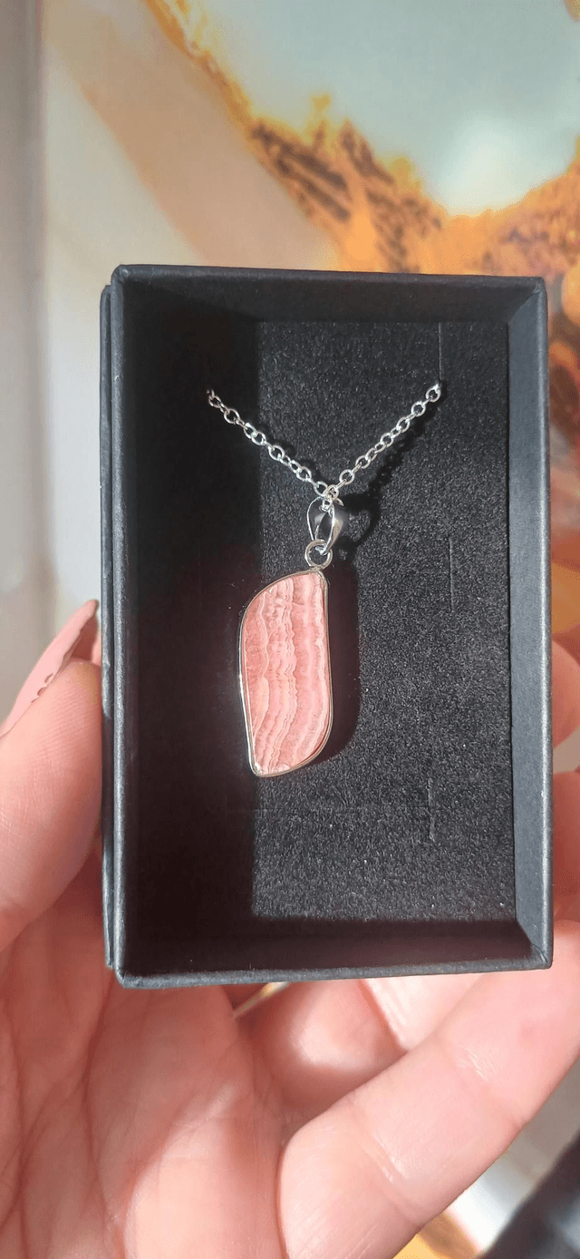 Rhodochrosite Necklace #2