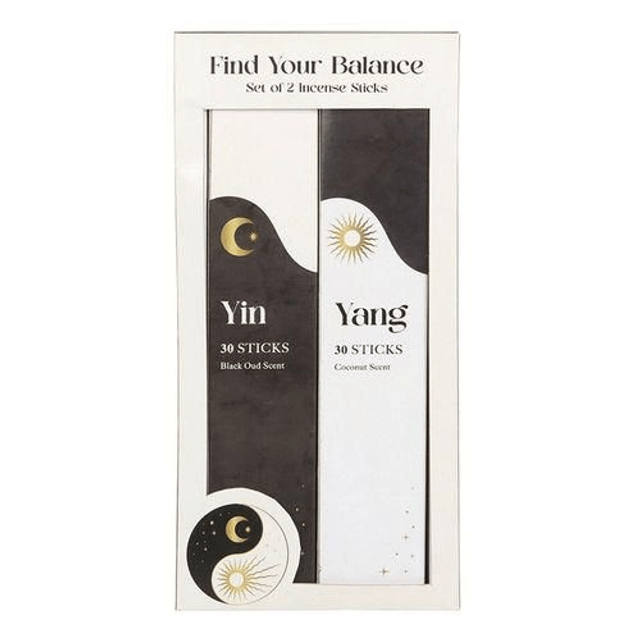 Set of 2 Yin Yang Incense Sticks Pack