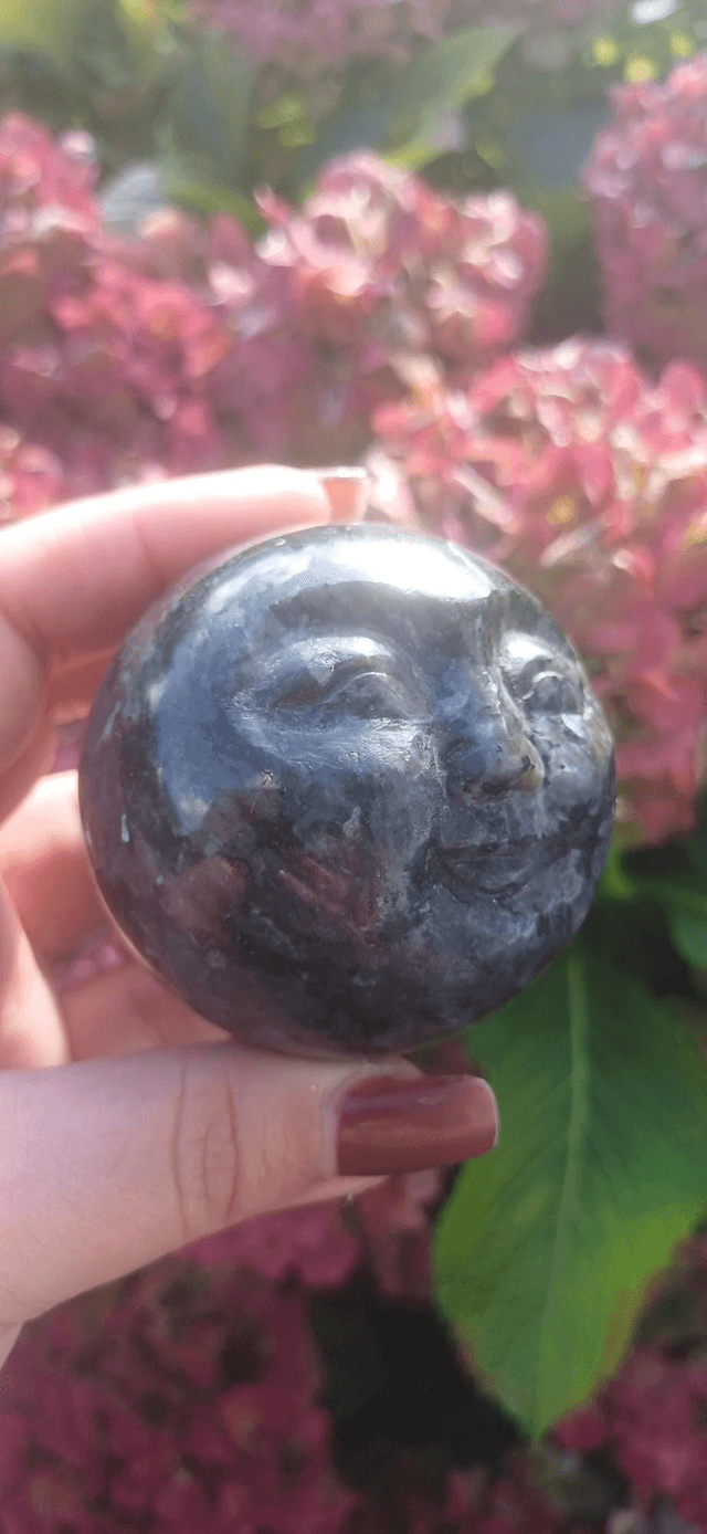 Lavakite Moon Face Sphere