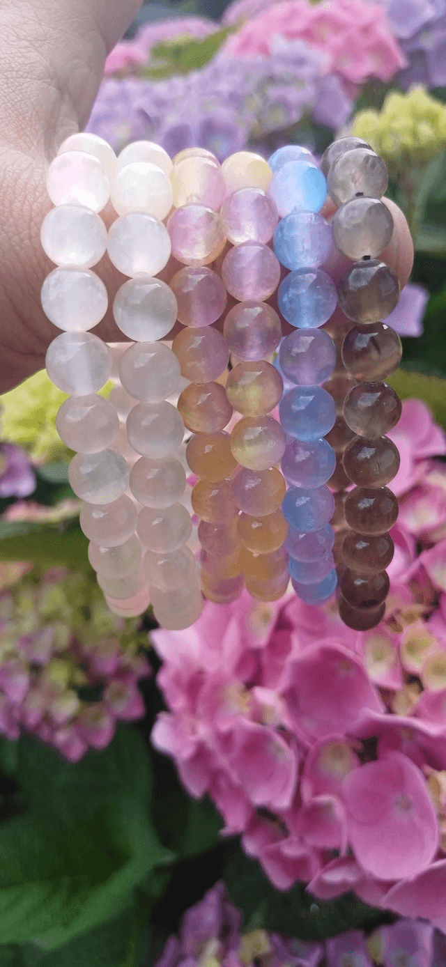 Aura Selenite Bracelets