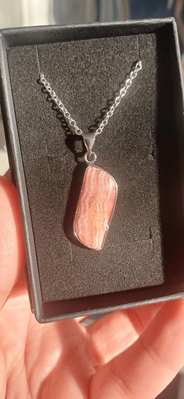 Rhodochrosite Necklace #2