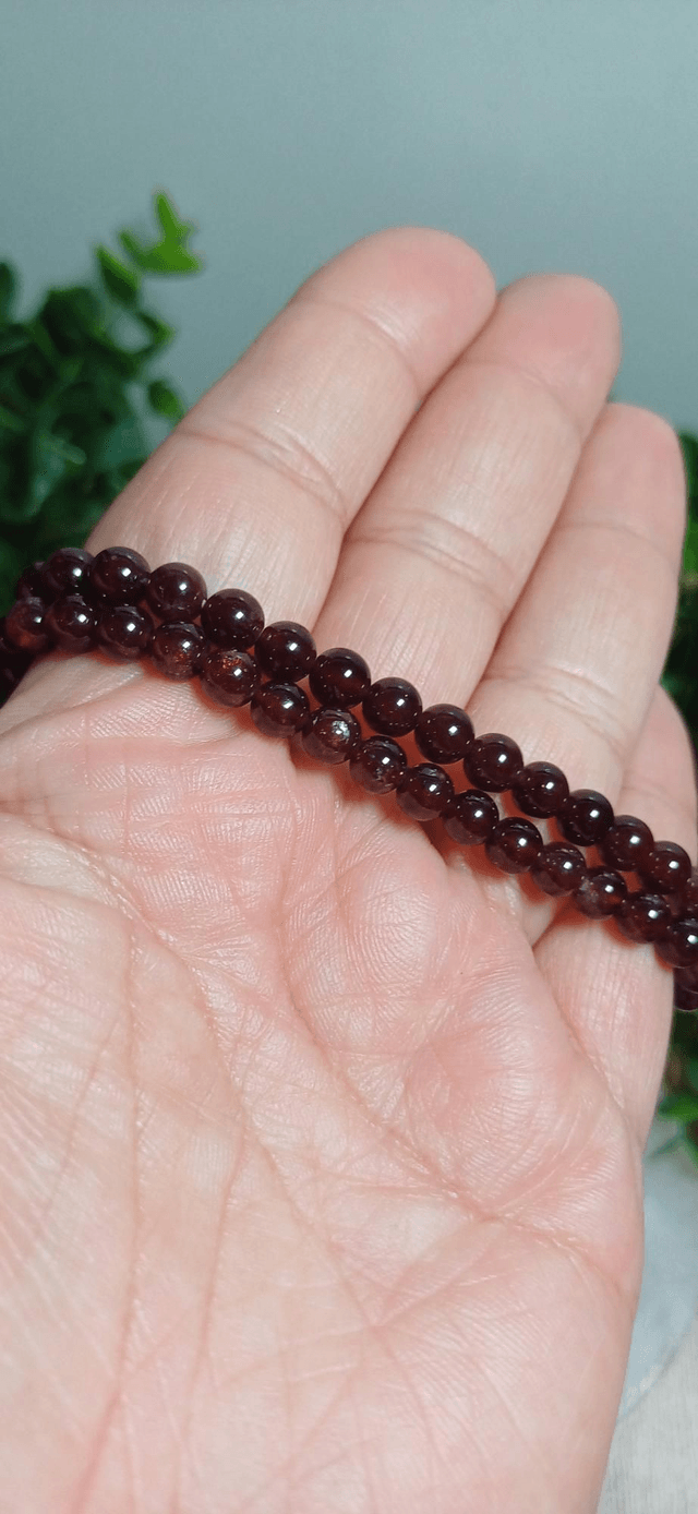 Garnet 4mm Bracelet