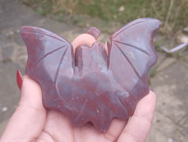 Ocean Jasper Bat (eyes not aligned)