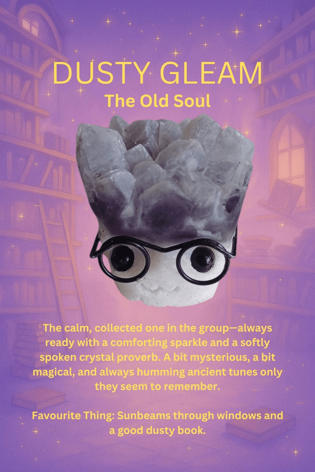 DUSTY Gleam - Crystal Critter Scholars 