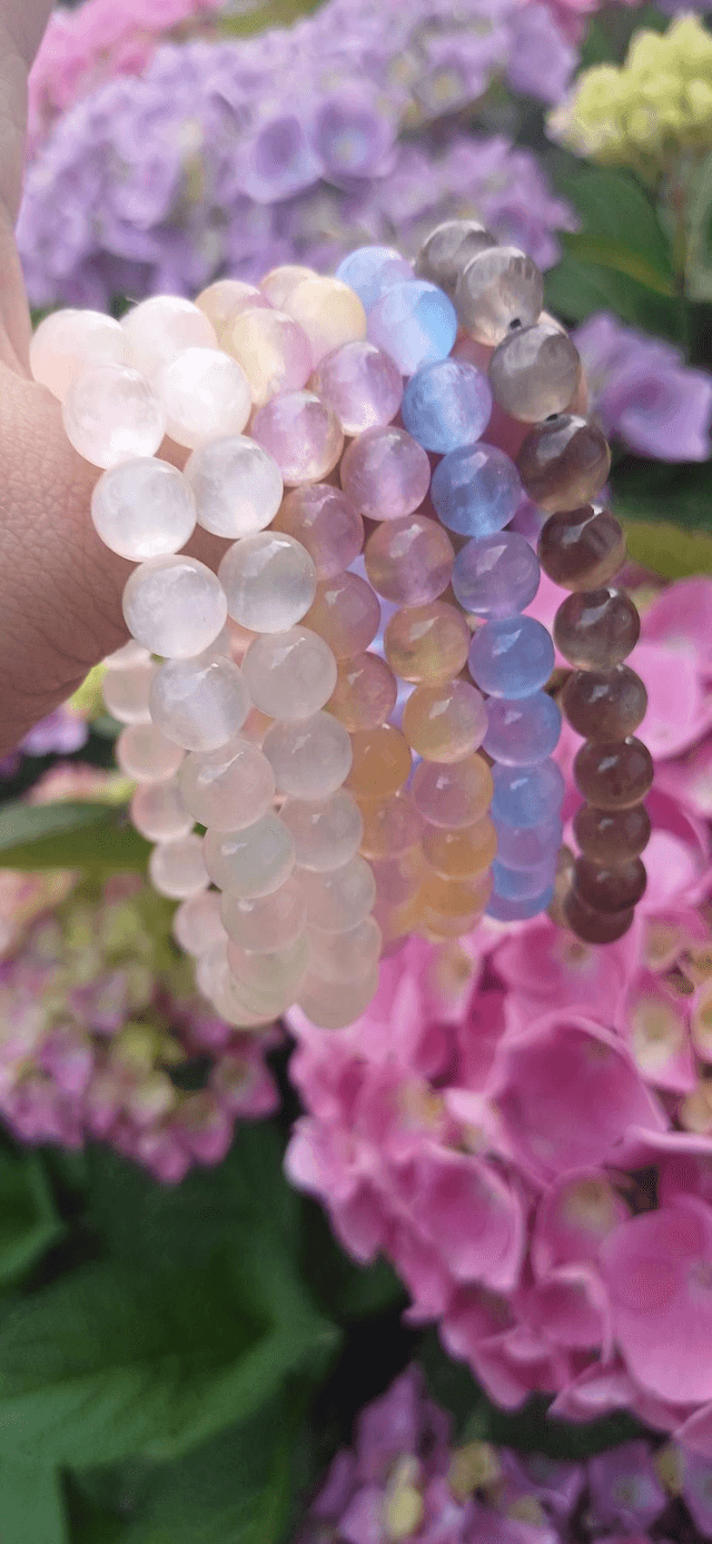 Aura Selenite Bracelets