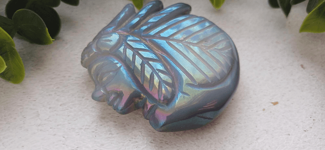 Aura Agate Druzy Native American 78g