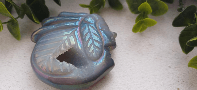 Aura Agate Druzy Native American 78g