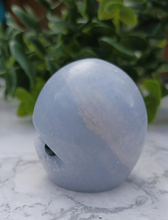 Crystal Critter Lunalei. Blue Calcite