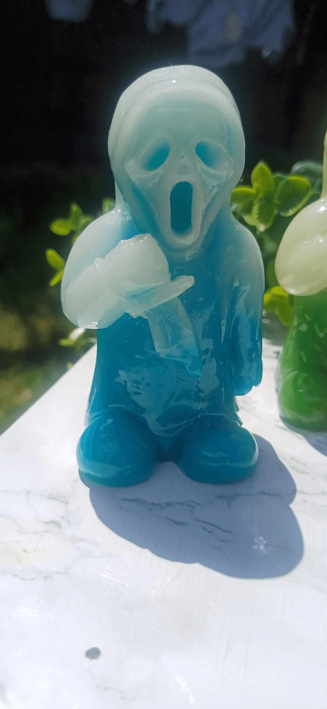 Illuminous Stone Ghost Face