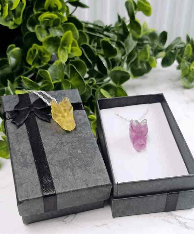 Fluorite Dragon Pendant on 925 silver plated necklace