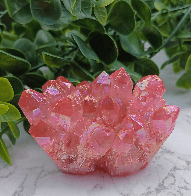 Crystal Critter Fae. Aura Quartz