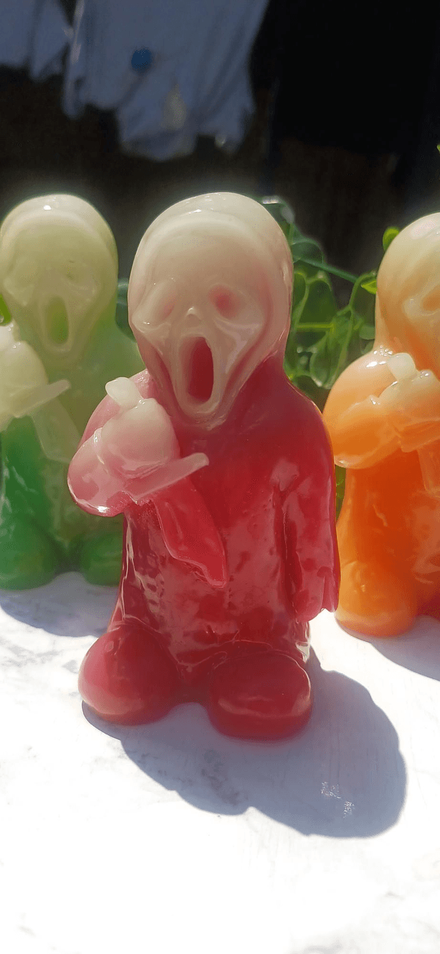 Illuminous Stone Ghost Face