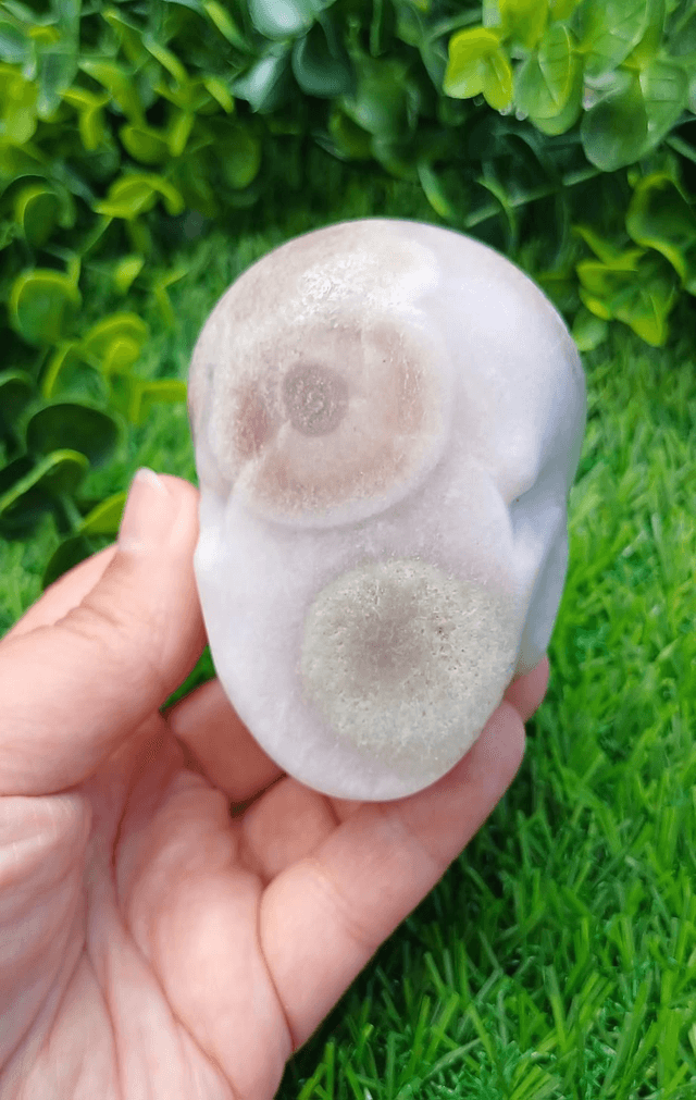 Pink Amethyst Skull 1