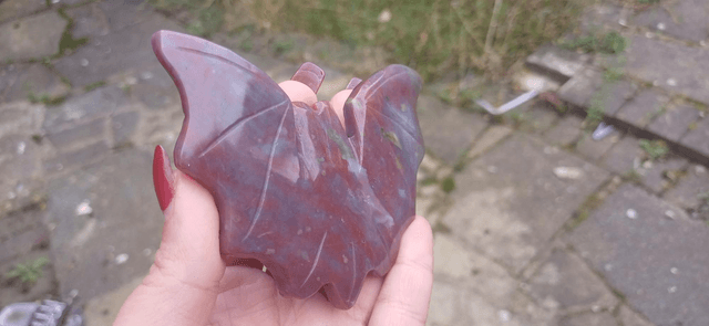 Ocean Jasper Bat (eyes not aligned)