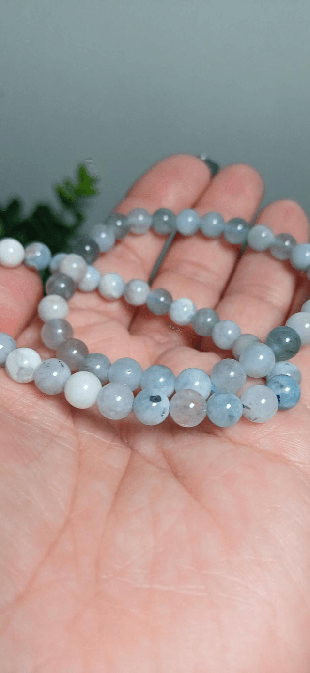 Aqua Marine 6mm Bracelet 