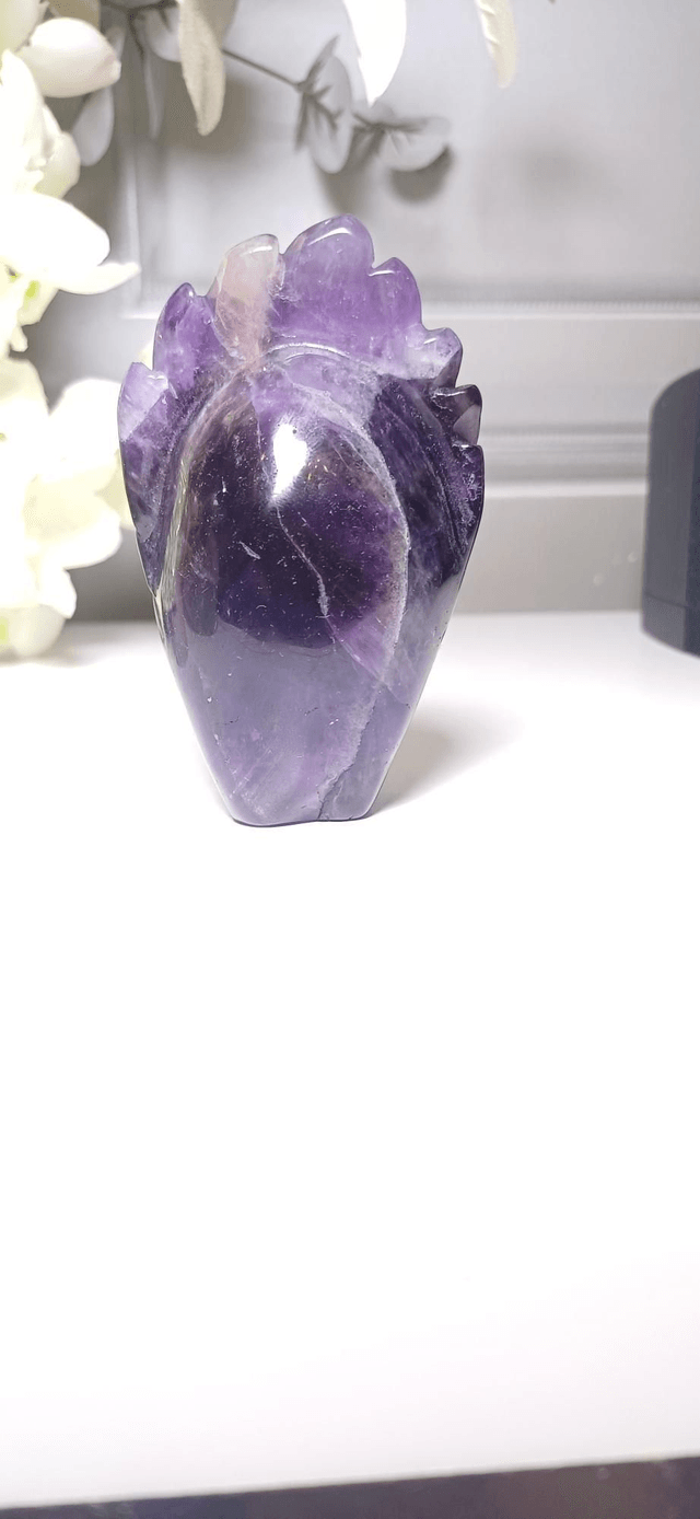 Amethyst Native American Skull