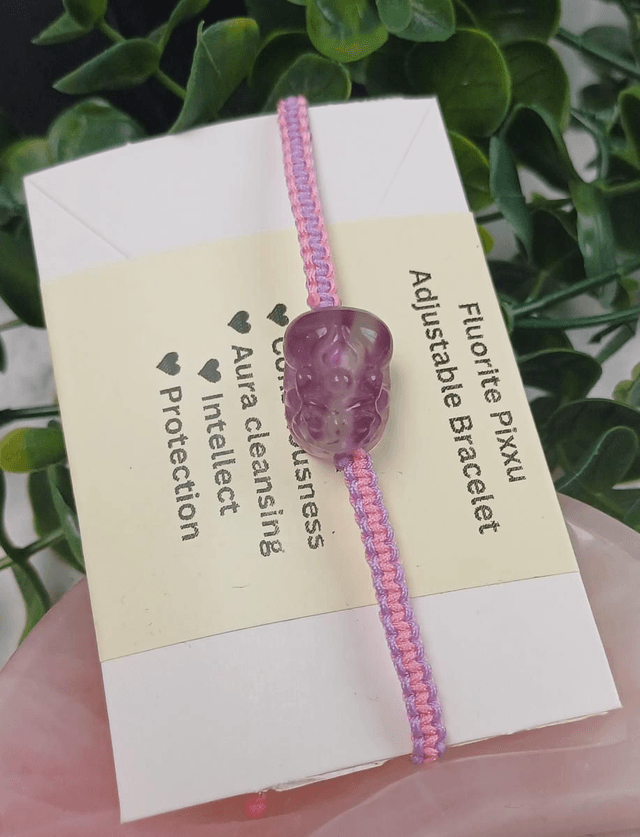 Fluorite Pixxu Adjustable Bracelet 