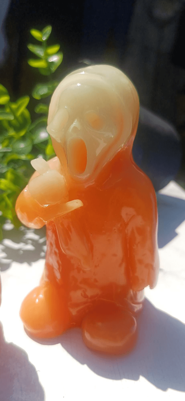 Illuminous Stone Ghost Face