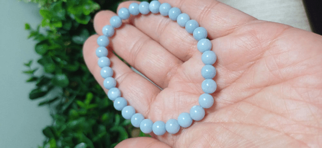 Angelite 6mm Bracelet 