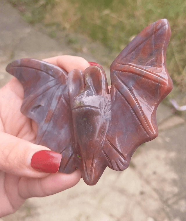 Ocean Jasper Bat (eyes not aligned)