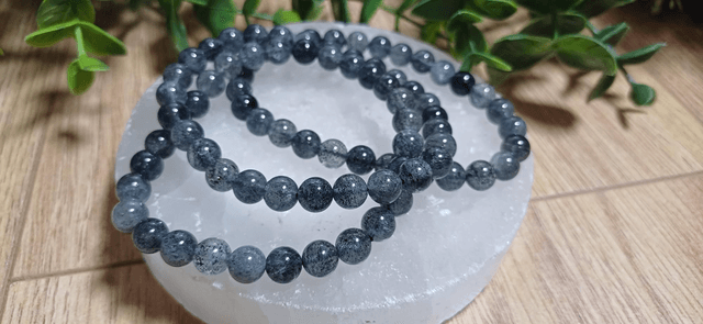 Black Tourmaline in Quartz 6mm